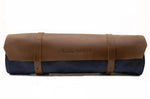 Trousse à couteaux vide Alaskan Maker Chef - 61x38,5cm avec 9 emplacements - Bleu marine