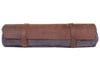 Trousse à couteaux vide Alaskan Maker Chef - 61x38,5cm avec 9 emplacements - Charbon