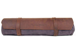 Trousse à couteaux vide Alaskan Maker Chef - 61x38,5cm avec 9 emplacements - Charbon
