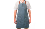 Tablier de cuisine Alaskan Maker N°325 vintage en coton - Denim foncé