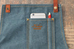 Tablier de cuisine Alaskan Maker N°325 vintage en coton - Denim foncé