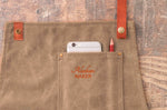 Tablier de cuisine Alaskan Maker N°325 vintage en coton - Havane