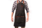 Tablier de cuisine Alaskan Maker N°547 vintage en toile - Noir