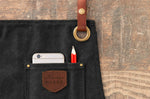 Tablier de cuisine Alaskan Maker N°547 vintage en toile - Noir