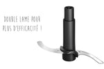 Hachoir électrique WMF Kult X avec bol en verre 1L