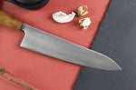 Couteau de chef japonais artisanal Wusaki Migaki G3 21cm