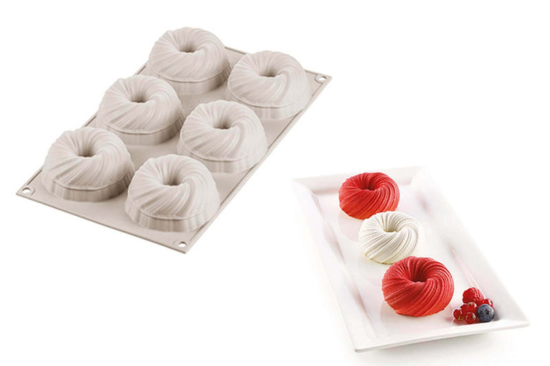 Moule silicone 3D Silikomart Mini Intreccio
