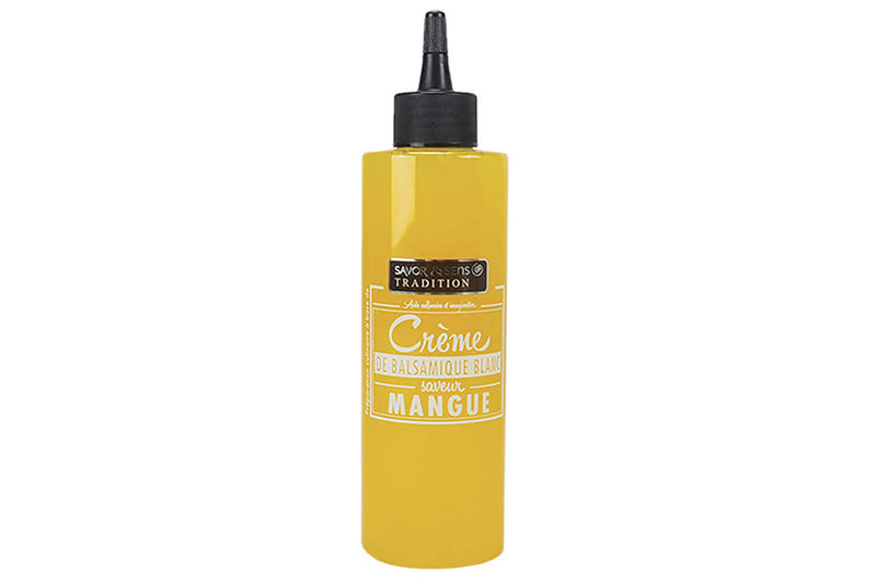 Crème balsamique blanc Savor&Sens saveur mangue 20cl
