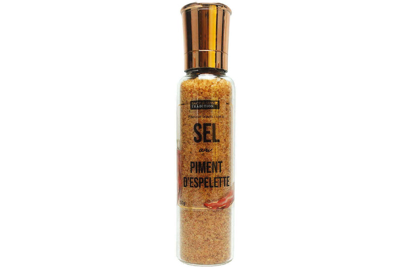 Moulin à sel aromatisé Savor&Sens au Piment d'Espelette - 370g