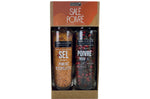 Coffret duo Savor&Sens sel au piment d'Espelette et mélange de poivre et baies roses bio