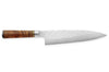 Couteau de chef japonais artisanal forgé Takeshi Saji R2 Tsuchime 21cm