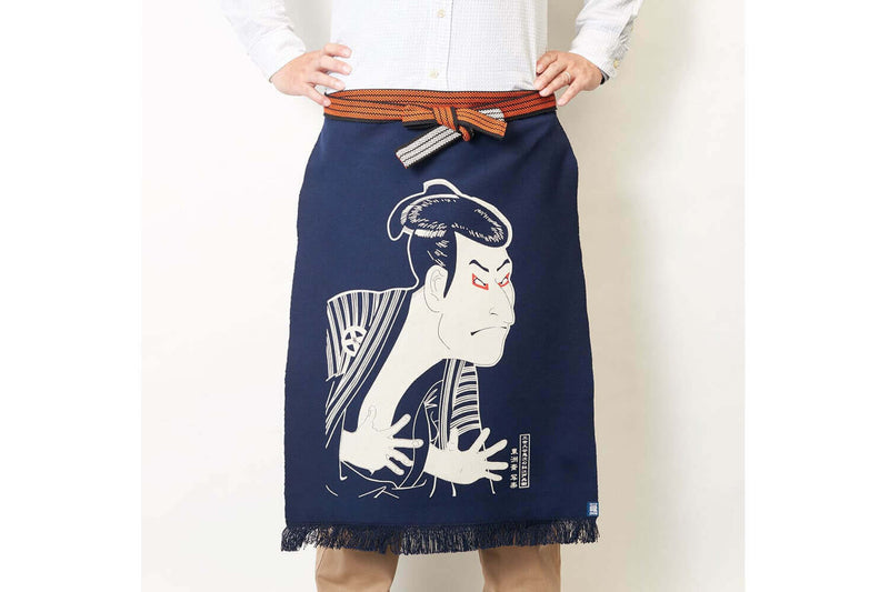 Tablier de cuisine japonais Anything Maekake Sharaku