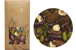Tablette de chocolat noir Pécou La Charmeuse aux fruits secs - 100g