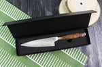 Couteau universel japonais artisanal forgé Takeshi Saji R2 Tsuchime 13cm