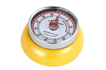 Minuteur de cuisine aimanté Zassenhaus Speed vintage - Jaune