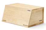 Boite à pain Continenta en bois d'hévéa 40x26x18,5cm