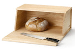 Boite à pain Continenta en bois d'hévéa 40x26x18,5cm