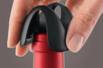 Coupe capsule à vin 4 molettes Vacu Vin noir