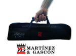 Trousse pour 4 couteaux + poche accessoires Martinez & Gascon
