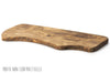 Grande planche à découper aux formes naturelles Continenta en bois d'olivier 50cm