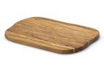Planche à découper Continenta en bois d'olivier 29x18x1,6cm