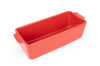 Moule à cake Peugeot Appolia en céramique rouge 26x11x8cm