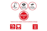 Plat four rectangle Peugeot Appolia en céramique écru 40x27cm