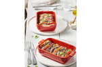 Plat four individuel rectangle Peugeot Appolia en céramique écru 22x12x4,5cm