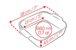 Plat four individuel carré Peugeot Appolia en céramique rouge 13x13x4,5cm