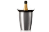 Seau refroidisseur à Champagne Vacu Vin en acier brossé