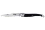 Couteau pliant Forge de Laguiole manche en corne foncée 12cm