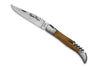 Couteau pliant Laguiole Bougna 12cm bois de teck + tire bouchon