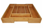 Range-couverts ajustable Point Virgule en bambou