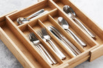 Range-couverts ajustable Point Virgule en bambou