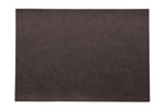 Set de table Asa Selection café noir en cuir végétal 46x33cm