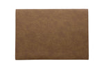 Set de table Asa Selection caramel en cuir végétal 46x33cm