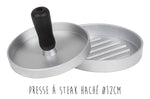 Kit Burger La Bonne Graine - Coupe-frites, presse à steak haché et 4 moules à pain