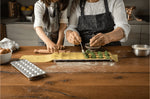 Moule à raviolis Marcato Classic 24 empreintes carrées + mini rouleau en bois
