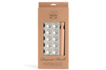 Moule à raviolis Marcato Classic 24 empreintes rondes + mini rouleau en bois