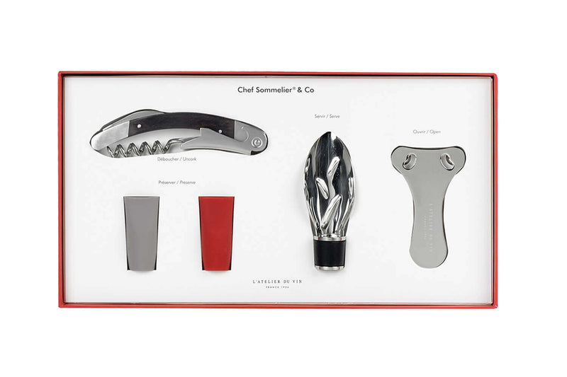 Coffret cadeau L'Atelier du vin Chef Sommelier & Co - 5 pièces