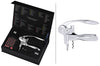 Coffret tire bouchon L'Atelier du vin Oeno Box Sommelier métal chromé
