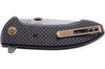 Couteau pliant CRKT AVANT 4620.CR manche en fibres de carbone 11cm
