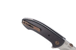 Couteau pliant CRKT AVANT 4620.CR manche en fibres de carbone 11cm