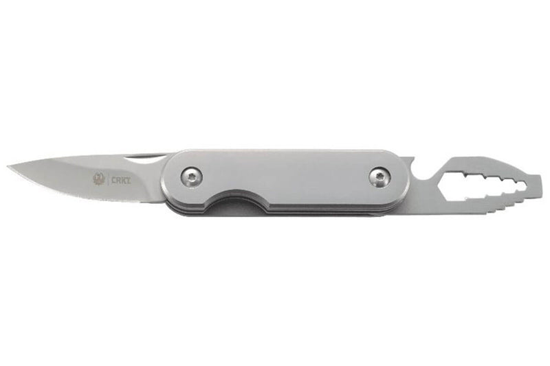Couteau pliant CRKT RUGER SHOTGUN TOOL R5102 manche en acier 8cm