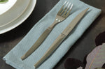 Fourchette de table Lou Laguiole Jet tout inox 20,7cm
