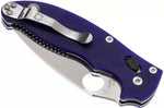 Couteau pliant Spyderco Manix 2 C101GPDBL2 manche G10 bleu 11,8cm