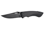Couteau pliant CRKT BURNOUT 4123K manche en G10 12,5cm