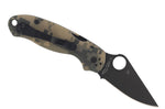 Couteau pliant Spyderco Para 3 C223GPCMOBK manche G10 camouflage noir 10,9cm
