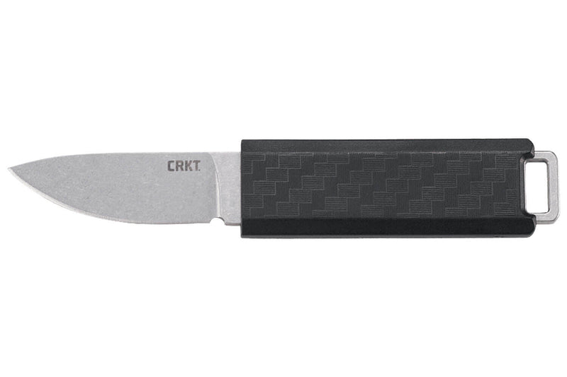 Couteau plat CRKT SCRIBE 2425 manche nylon renforcé avec fibre de verre avec capuchon