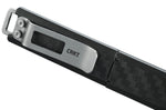 Couteau plat CRKT SCRIBE 2425 manche nylon renforcé avec fibre de verre avec capuchon